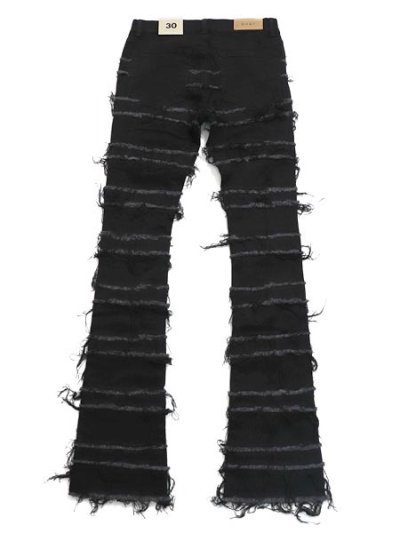 画像2: 【送料無料】mnml X597 PANELED SKINNY STACKED DENIM