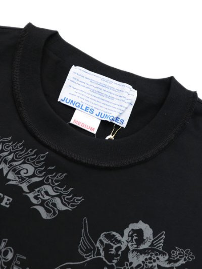 画像3: 【送料無料】JUNGLES SCRIBBLES TEE BLACK