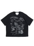 【送料無料】JUNGLES SCRIBBLES TEE BLACK