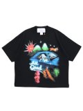 【送料無料】JUNGLES ALL GOOD AIRBRUSH TEE BLACK