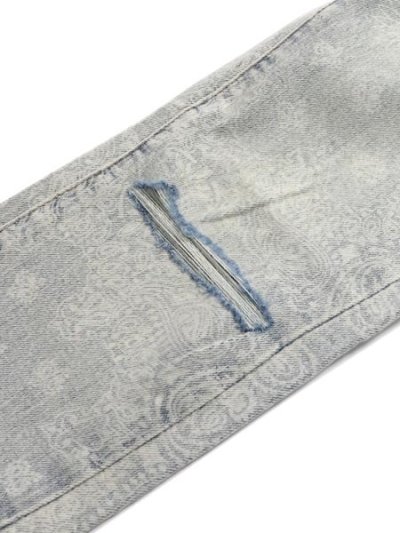 画像6: 【送料無料】mnml X696 PAISLEY PATTERNED SKINNY DENIM
