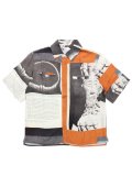 【送料無料】JUNGLES PREHISTORIC BUTTON UP MULTI