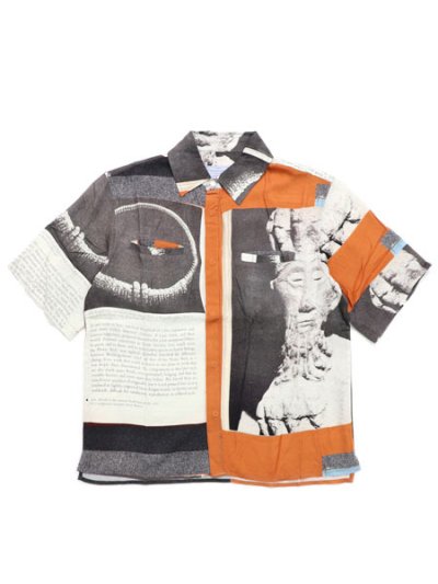 画像1: 【送料無料】JUNGLES PREHISTORIC BUTTON UP MULTI