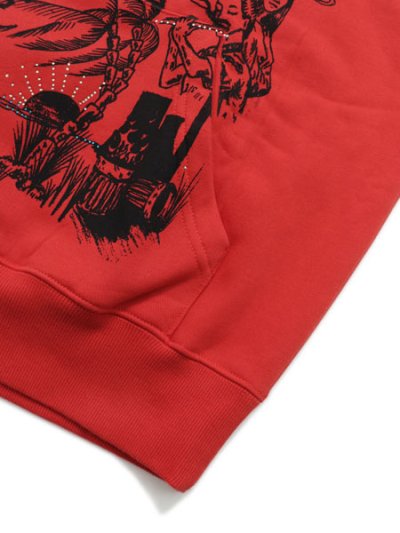 画像4: 【SALE】【送料無料】JUNGLES FIND TRUTH HOODIE RED