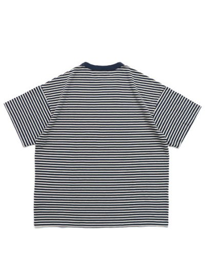 画像2: CHAMPION US COTTON BORDER TEE-NAVY