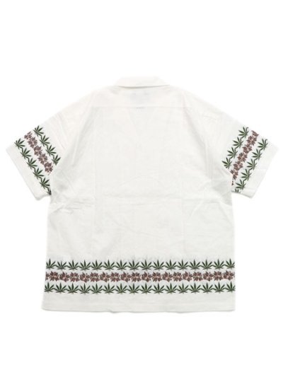 画像2: 【送料無料】MANASTASH LINEN MANALOHA SHIRT WHITE