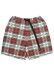 画像1: 【送料無料】MANASTASH WASHED PLAID SHORT RED (1)