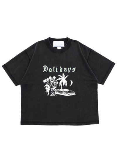 画像1: 【送料無料】JUNGLES HOLIDAYS REVERSIBLE TEE VINTAGE BLACK
