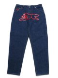 【送料無料】ICECREAM BUGGY DENIM PANTS BLUE