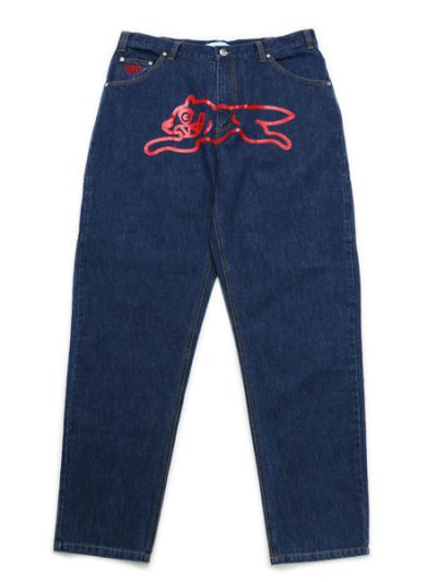 画像1: 【送料無料】ICECREAM BUGGY DENIM PANTS BLUE