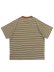 画像2: CHAMPION US COTTON BORDER TEE-MEDIUM BROWN (2)