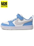 【KIDS】NIKE COURT BOROUGH LOW RECRAFT PS WH/C.PULSE