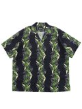 【送料無料】MANASTASH LINEN MANALOHA SHIRT BLACK
