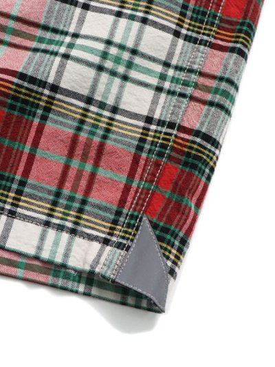 画像8: 【SALE】MANASTASH WASHED PLAID SHORT RED