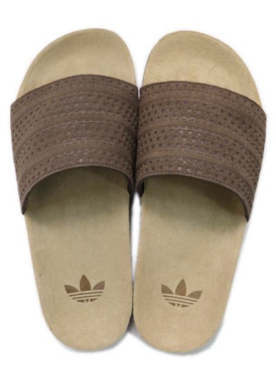 画像1: ADIDAS ADILETTE SLIDES BROWN/BROWN/GUM