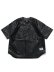 画像1: 【送料無料】FUBU FAUX LEATHER BASEBALL SHIRTS BLACK (1)