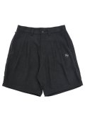 【送料無料】WHIMSY SOCKS PEACH SKIN BALLOON SHORT BLACK