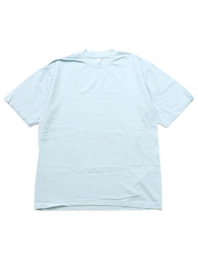 画像1: LOS ANGELES APPAREL 6.5oz GARMENT DYED CREW TEE-LIGHT BLUE