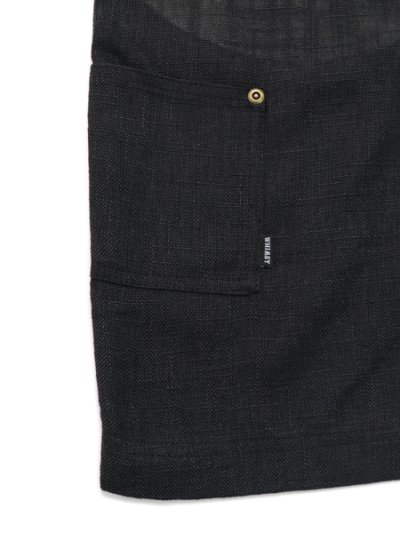 画像8: 【送料無料】WHIMSY SOCKS LINEN PAINTER BAGGY SHORT BLACK