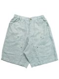 【送料無料】WHIMSY SOCKS LINEN PAINTER BAGGY SHORT MINT
