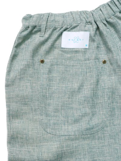 画像6: 【送料無料】WHIMSY SOCKS LINEN PAINTER BAGGY SHORT MINT