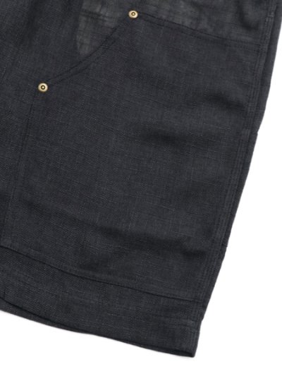 画像5: 【送料無料】WHIMSY SOCKS LINEN PAINTER BAGGY SHORT BLACK