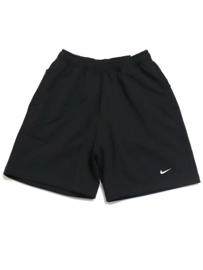 画像1: 【送料無料】NIKE SOLO SWSH FT SHORT-BLACK/WHITE