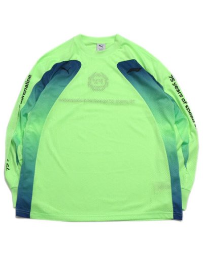 画像1: 【送料無料】PUMA F1 OVERSIZED LS TEE-SPEED GREEN