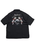 【送料無料】AVIREX DOUBLE DRAGON SOUVENIR SHIRT BLACK