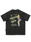 AVIREX FADED CHEERLEADER TEE CHARCOL