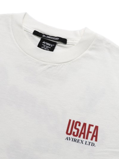 画像3: AVIREX FADED CHEERLEADER TEE WHITE