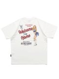 AVIREX FADED CHEERLEADER TEE WHITE