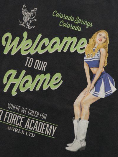 画像6: AVIREX FADED CHEERLEADER TEE CHARCOL