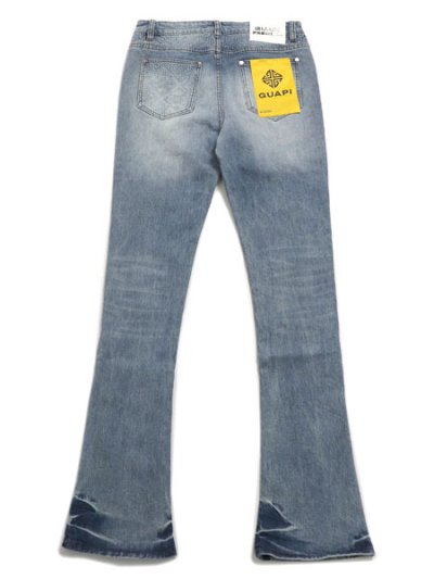 画像2: 【送料無料】GUAPI PACIFIC BLUE BASICS STACKED DENIM