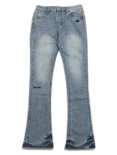 画像1: 【送料無料】GUAPI PACIFIC BLUE BASICS STACKED DENIM