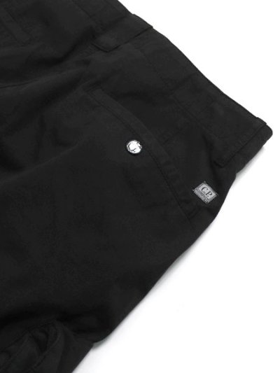 画像6: 【送料無料】C.P.COMPANY CTN GABARDINE PPT CARGO SHORTS BLACK