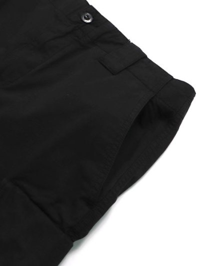 画像4: 【送料無料】C.P.COMPANY CTN GABARDINE PPT CARGO SHORTS BLACK