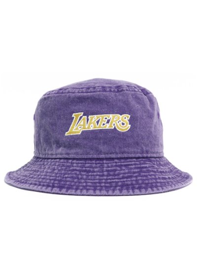 画像2: NEW ERA BUCKET01 NBA ACID WASH LAKERS