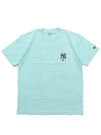 画像1: NEW ERA 8oz COTTON TEE YANKEES CELESTO BLUE