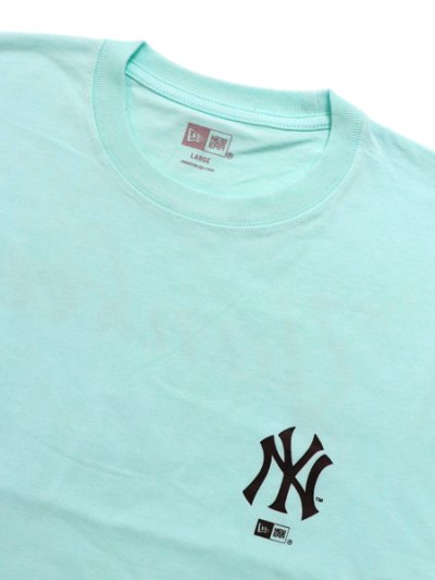 画像3: NEW ERA 8oz COTTON TEE YANKEES CELESTO BLUE