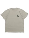 NEW ERA 8oz COTTON TEE DODGERS ROSE GREY