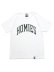 画像1: FOR THE HOMIES COLLEGIATE TEE WHITE (1)