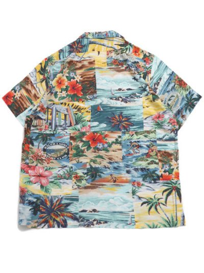 画像2: 【送料無料】POLO RALPH LAUREN CLASSIC FIT PATCHWORK PRINT CAMP SHIRT