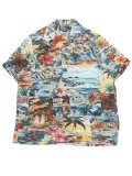 【送料無料】POLO RALPH LAUREN CLASSIC FIT PATCHWORK PRINT CAMP SHIRT