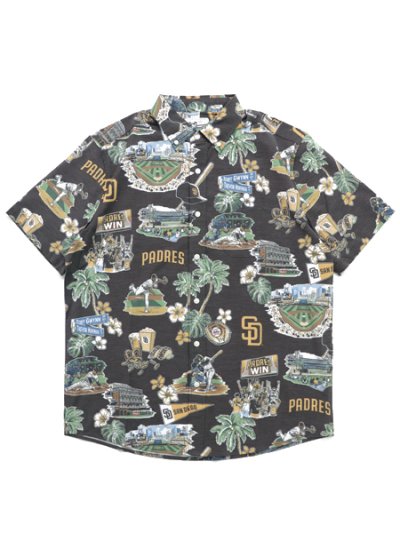 画像1: 【送料無料】REYN SPOONER SAN DIEGO PADRES 2025 SCENIC SHIRT