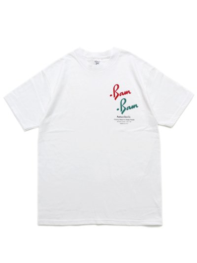 画像1: ACAPULCO GOLD BAM BAM TEE WHITE
