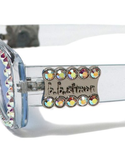 画像5: 【送料無料】B.B.SIMON BB CRYSTAL SUNGLASSES CLEAR SKY BLUE