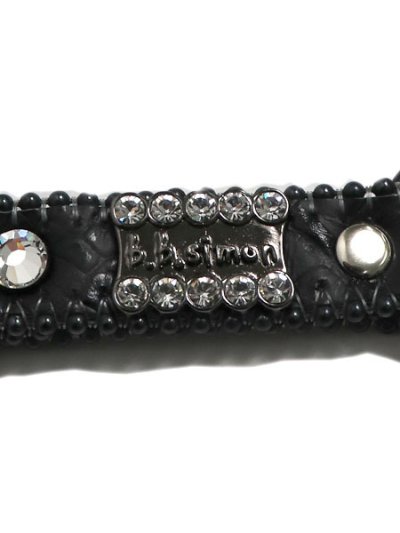 画像3: 【送料無料】B.B.SIMON CLEAR BLACK LEATHER KEY CHAIN 2