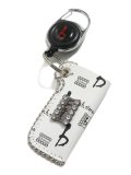 B.B.SIMON WHITE LOGO LIGHTER HOLDER