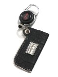 B.B.SIMON BLACK CROCODILE LIGHTER HOLDER